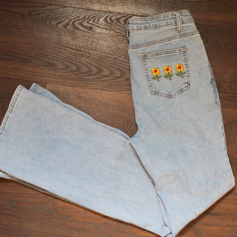 Floral Jeans